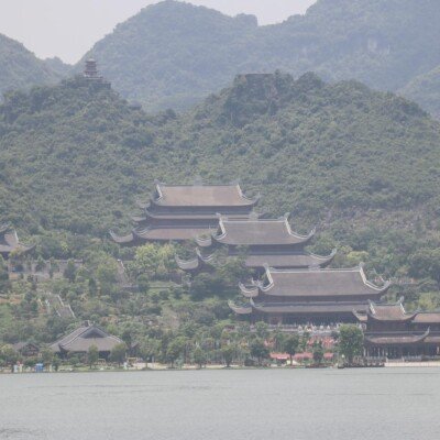 Temple on a Hill in South Asia