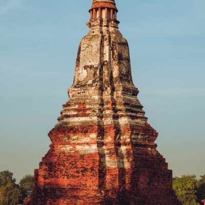 a very tall tower with a clock on top of it